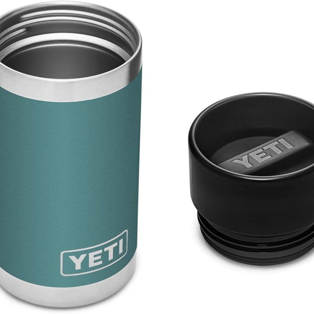 BRAND NEW YETI Rambler 12 oz Bottle Purple/Green & Hot Shot Cap bottle thermos